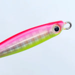 Load image into Gallery viewer, LIMITED EDITION - NEON PINK CHARTREUSE Jelifish USA Snagless Crappie Bomb®
