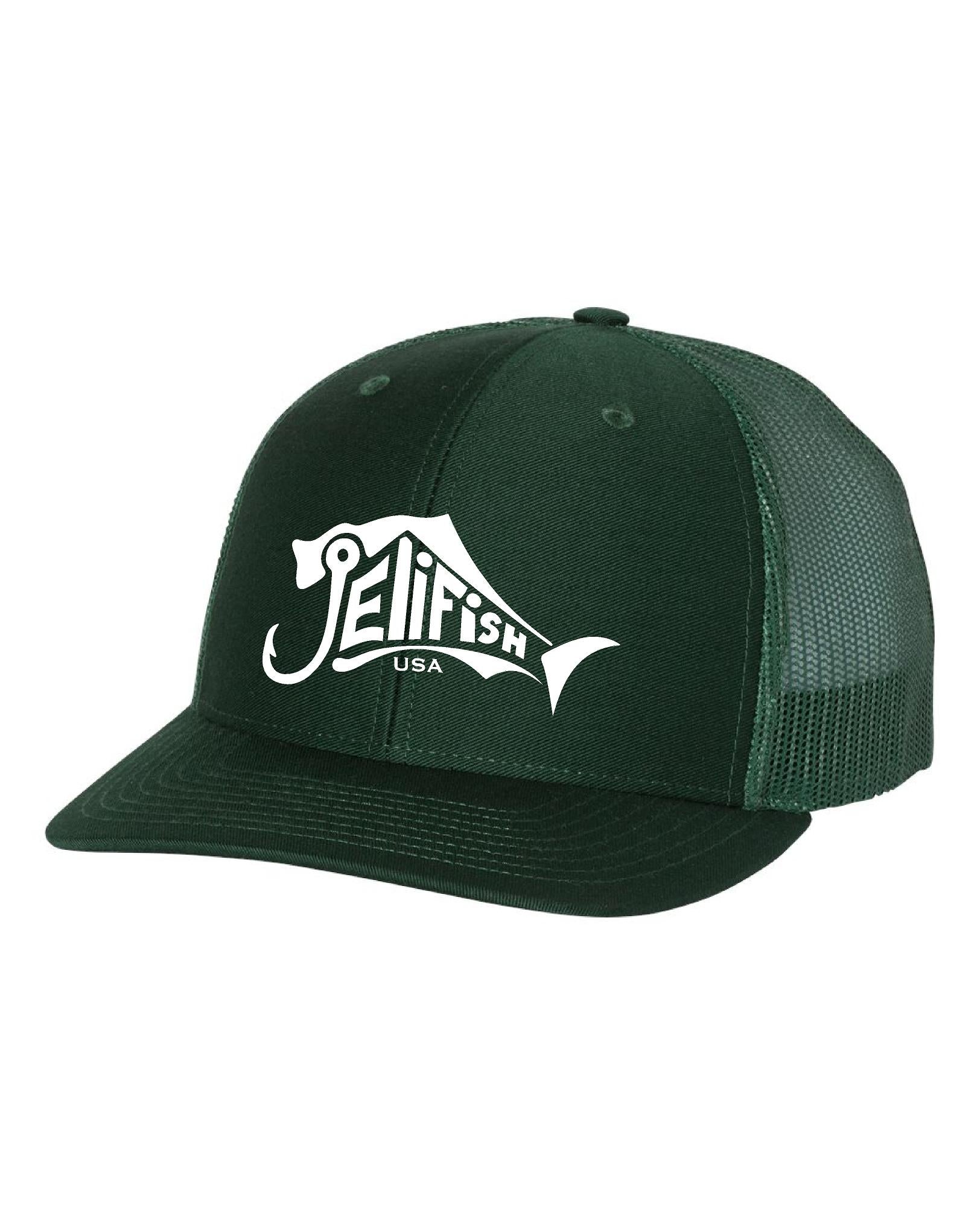 Jelifish USA Hat - Richardson 112 Dark Green