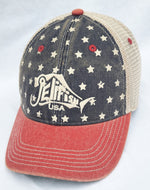 Load image into Gallery viewer, Jelifish USA ‘Merica Legacy Old Trucker Hat

