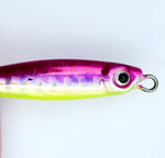 Load image into Gallery viewer, LIMITED EDITION - FUCHSIA CHARTREUSE Jelifish USA Snagless Crappie Bomb®
