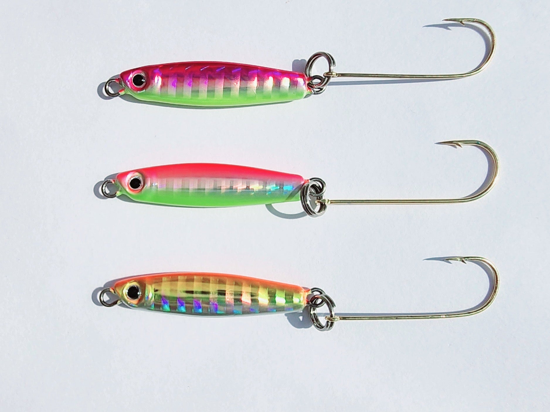 LIMITED EDITION - FUCHSIA CHARTREUSE Jelifish USA Snagless Crappie Bomb®