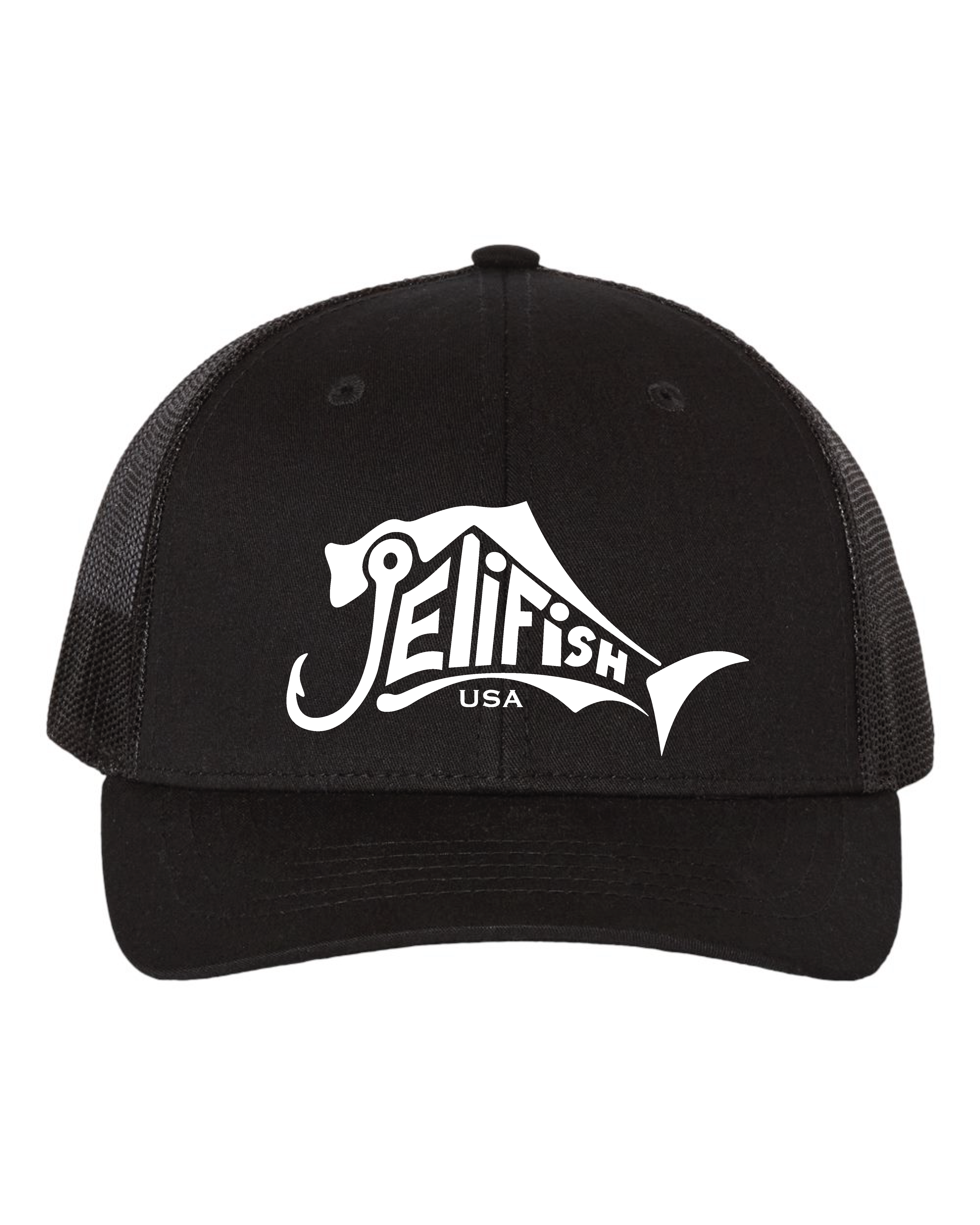 Jelifish USA Embroidered YOUTH Richardson 112 Trucker Hat