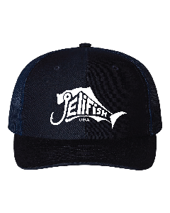 Jelifish USA Embroidered YOUTH Richardson 112 Trucker Hat