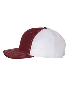 Jelifish USA Hat - Richardson 112 in Maroon / White