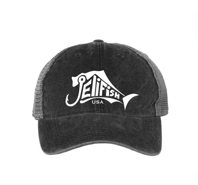 Jelifish USA Hat - Black / Grey